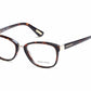 Guess By Marciano GM0286 Rectangular Eyeglasses 052-052 - Dark Havana