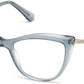 Guess By Marciano GM0347 Cat Eyeglasses 087-087 - Shiny Turquoise
