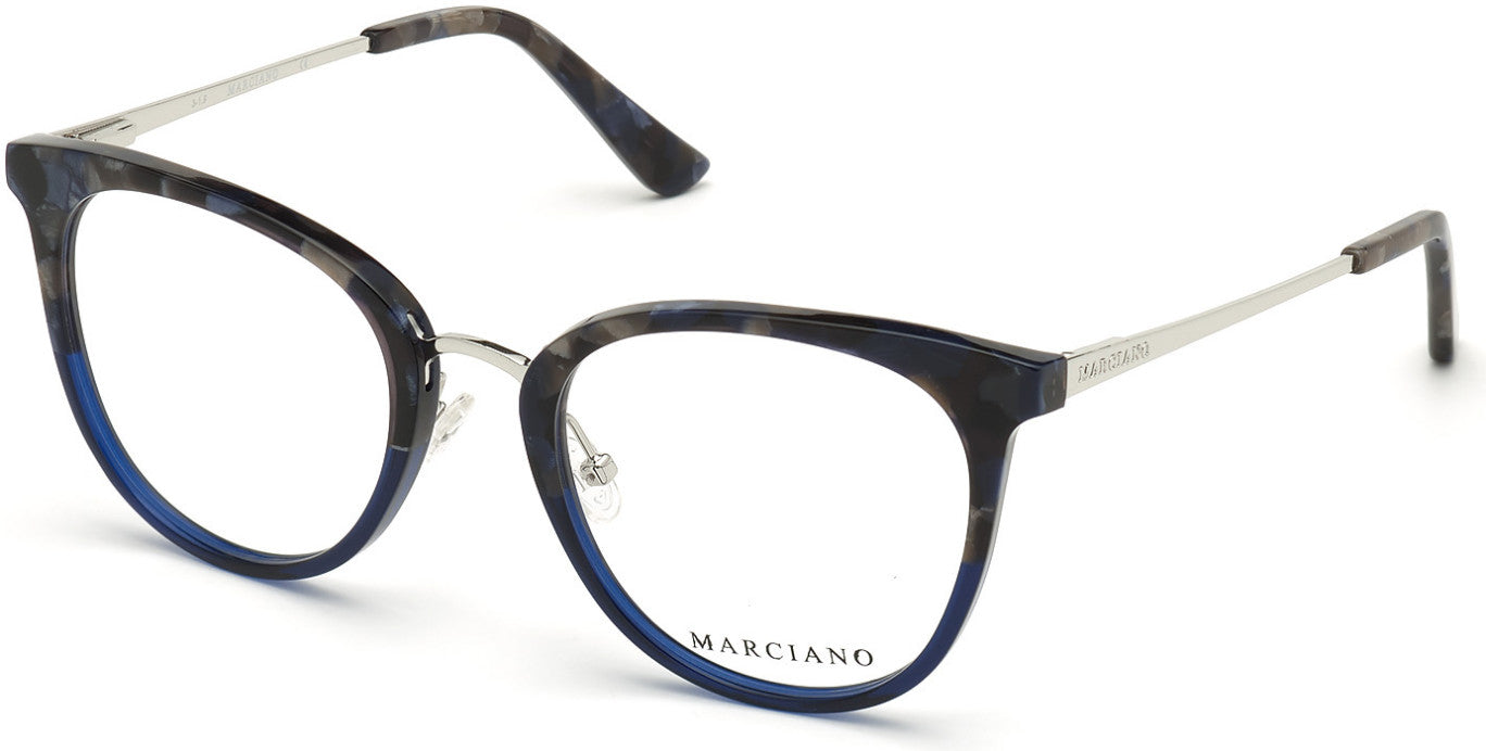 Guess By Marciano GM0351 Round Eyeglasses Free Shipping Lensntrends