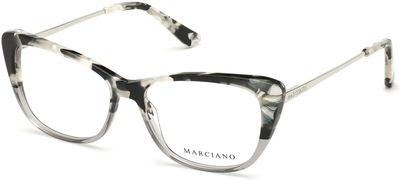 Guess By Marciano GM0352 Rectangular Eyeglasses 056-056 - Havana