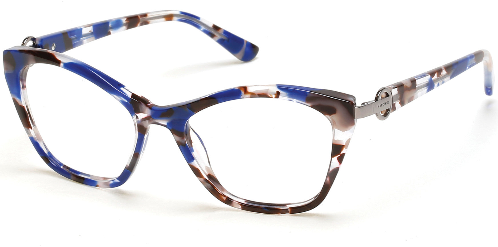 Guess By Marciano GM0370 Square Eyeglasses 092-092 - Blue