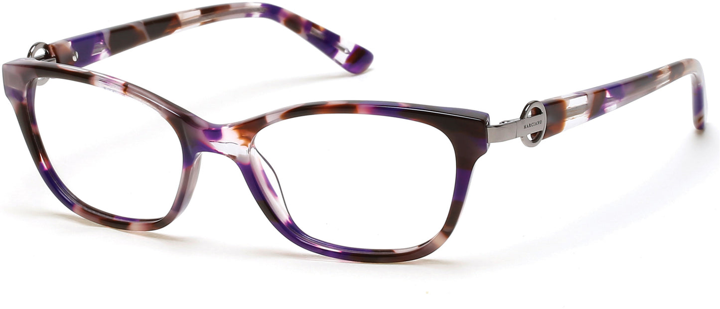 Guess By Marciano GM0371 Square Eyeglasses 083-083 - Violet