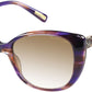 Guess By Marciano GM0722 Cat Sunglasses O44-O44 - Purple/brown Gradient Lens