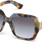 Guess By Marciano GM0806 Butterfly Sunglasses 89W-89W - Turquoise / Gradient Blue