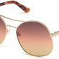 Guess By Marciano GM0807 Round Sunglasses 32B-32B - Gold / Gradient Smoke