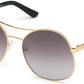 Guess By Marciano GM0807 Round Sunglasses 32C-32C - Gold / Smoke Mirror