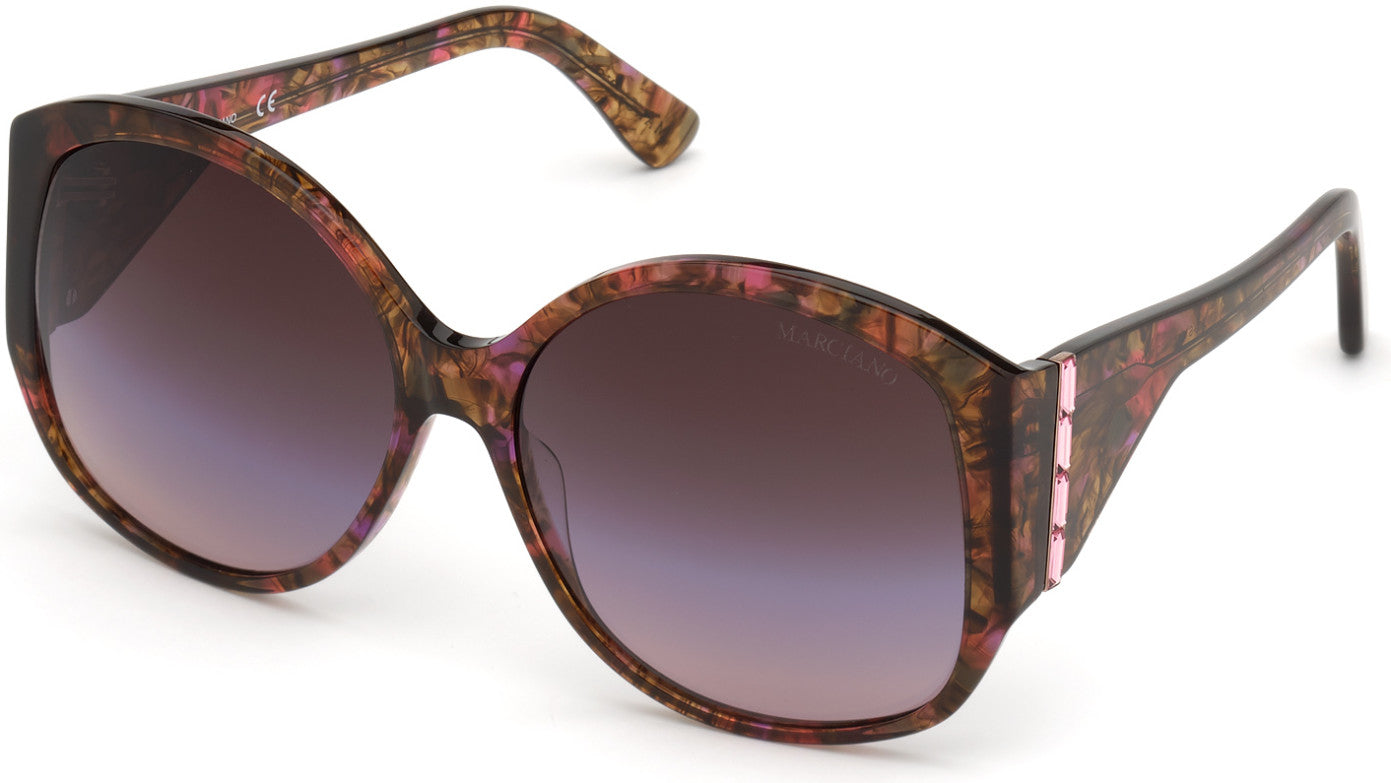 Guess By Marciano GM0809-S Butterfly Sunglasses 74Z-74Z - Pink  / Gradient Or Mirror Violet