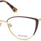 Guess GU2813 Cat Eyeglasses 049-049 - Matte Dark Brown