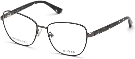 Guess GU2815 Square Eyeglasses 001-001 - Shiny Black