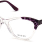 Guess GU2818 Cat Eyeglasses 026-026 - Crystal