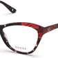 Guess GU2818 Cat Eyeglasses 068-068 - Red