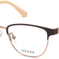 Guess GU2833 Browline Eyeglasses 050-050 - Dark Brown