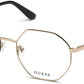 Guess GU2849 Geometric Eyeglasses 032-032 - Pale Gold