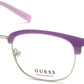 Guess GU3024 Browline Eyeglasses 082-082 - Matte Violet