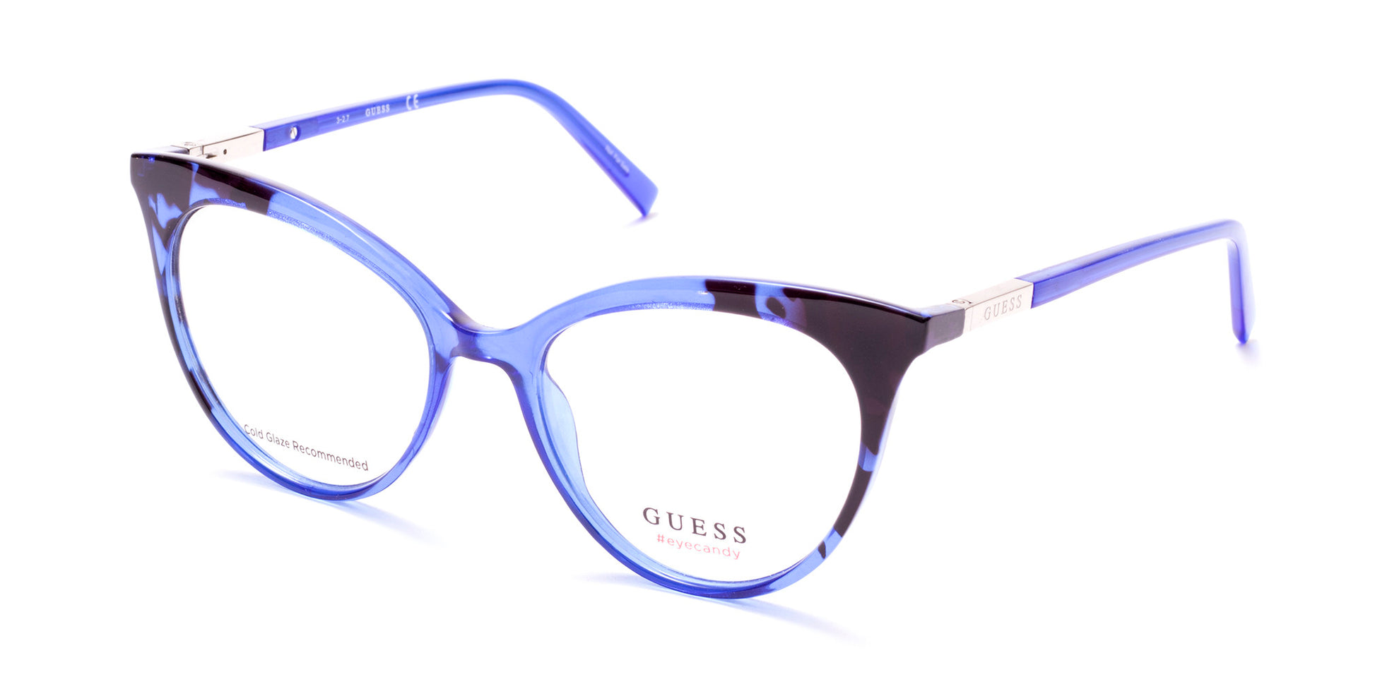 Guess GU3031 Cat Eyeglasses 092-092 - Blue