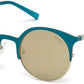 Guess GU3036 Cat Sunglasses 89G-89G - Turquoise/other / Brown Mirror