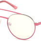 Guess GU3047 Round Sunglasses 72Z-72Z - Shiny Pink / Gradient Or Mirror Violet Lenses