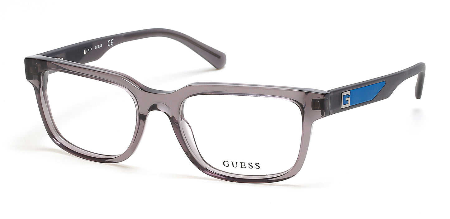 Guess GU50016 Square Eyeglasses 020-020 - Grey