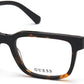 Guess GU50016 Square Eyeglasses 052-052 - Dark Havana