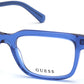Guess GU50016 Square Eyeglasses 090-090 - Shiny Blue