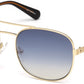 Guess GU5201 Pilot Sunglasses 32X-32X - Gold / Blu Mirror
