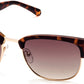 Guess GU6895 Geometric Sunglasses 52H-52H - Dark Havana / Brown Polarized