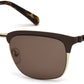 Guess GU6900 Cat Sunglasses 49E-49E - Matte Dark Brown / Brown