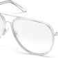 Guess GU6982 Pilot Sunglasses 22C-22C - White/crystal / Smoke Mirror