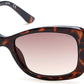 Guess GU7453 Geometric Sunglasses 52F-52F - Dark Havana / Gradient Brown