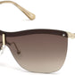 Guess GU7471 Butterfly Sunglasses 32F-32F - Gold / Gradient Brown