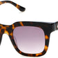 Guess GU7478-S Geometric Sunglasses 52G-52G - Dark Havana / Brown Mirror
