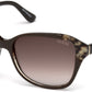 Guess GU7510 Geometric Sunglasses 48F-48F - Shiny Dark Brown / Gradient Brown