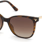 Guess GU7684 Square Sunglasses 52F-52F - Dark Havana / Gradient Brown