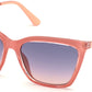 Guess GU7701 Square Sunglasses 72Z-72Z - Shiny Pink / Gradient Or Mirror Violet