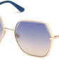 Guess GU7721 Geometric Sunglasses 32W-32W - Gold / Gradient Blue