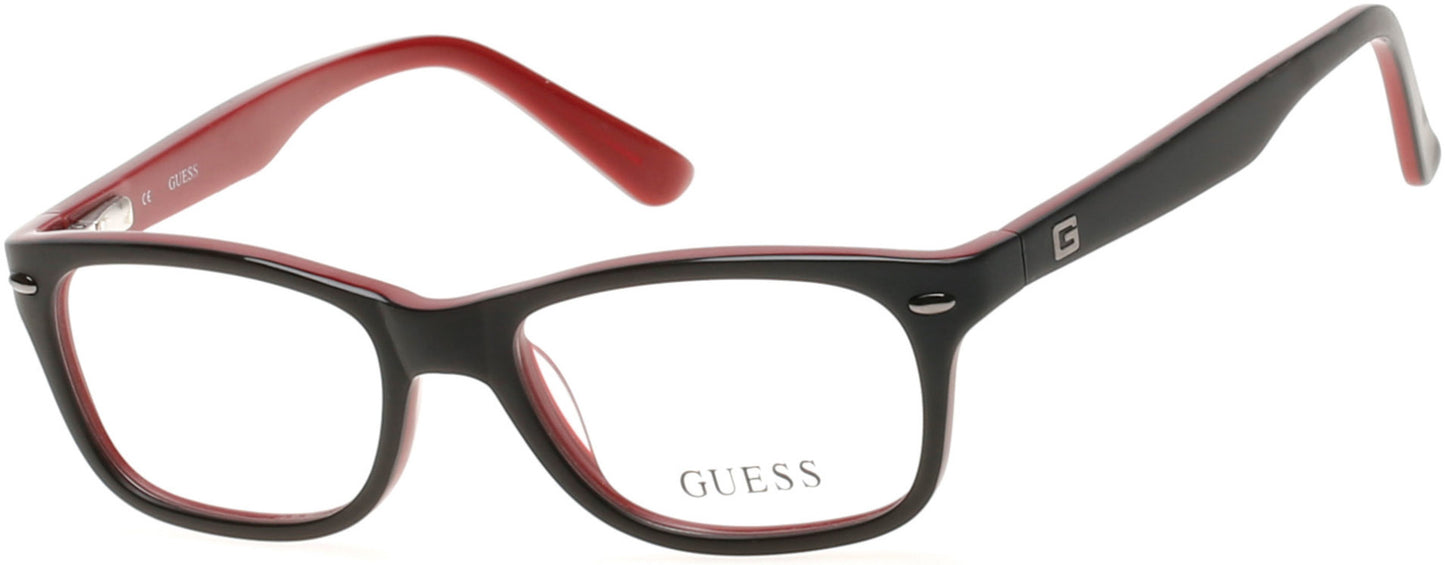 Guess GU9145 Eyeglasses 049-049 - Matte Dark Brown