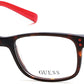 Guess GU9161 Geometric Eyeglasses 052-052 - Dark Havana