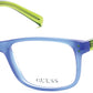 Guess GU9161 Geometric Eyeglasses 091-091 - Matte Blue