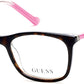 Guess GU9164 Geometric Eyeglasses 052-052 - Dark Havana