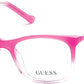 Guess GU9164 Geometric Eyeglasses 072-072 - Shiny Pink