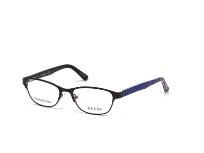 Guess GU9170 Geometric Eyeglasses 002-002 - Matte Black