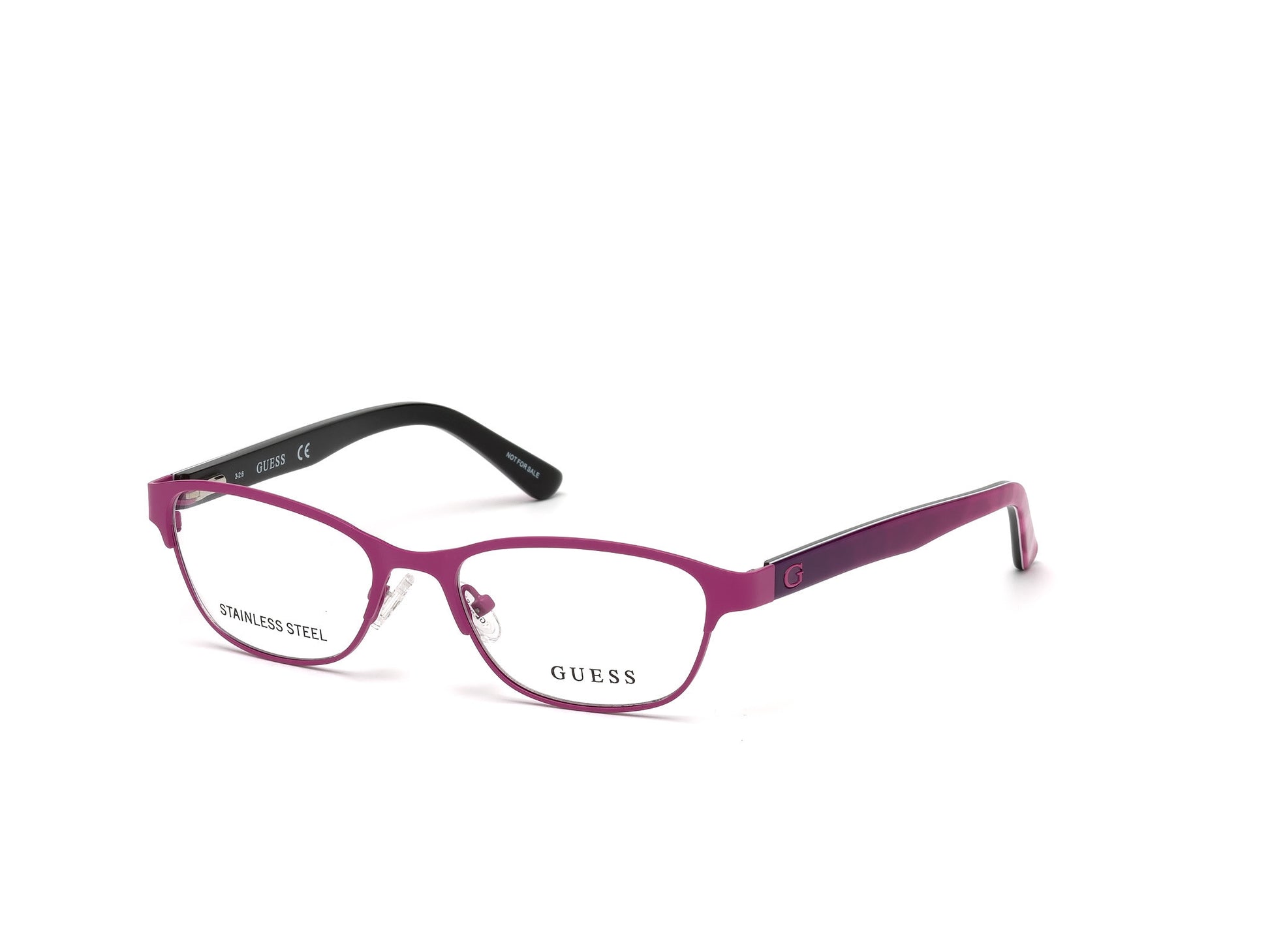 Guess GU9170 Geometric Eyeglasses 073-073 - Matte Pink
