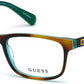 Guess GU9179 Rectangular Eyeglasses 052-052 - Dark Havana
