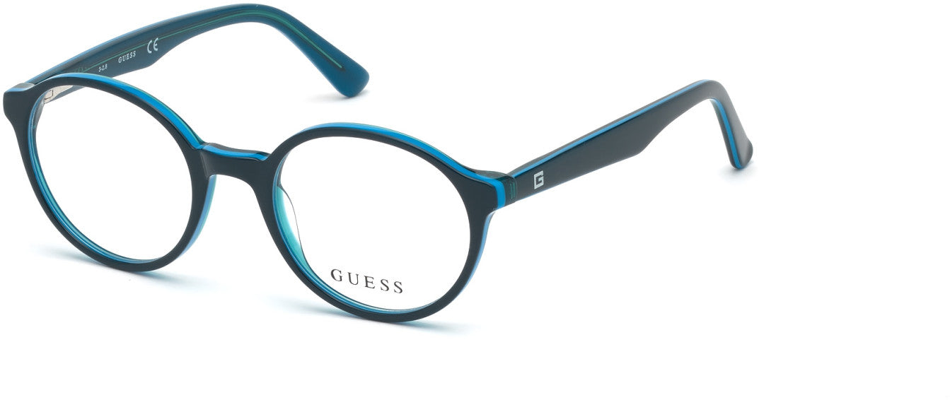 Guess GU9183 Round Eyeglasses 092-092 - Blue