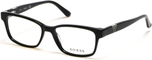 Guess GU9201 Square Eyeglasses 001-001 - Shiny Black