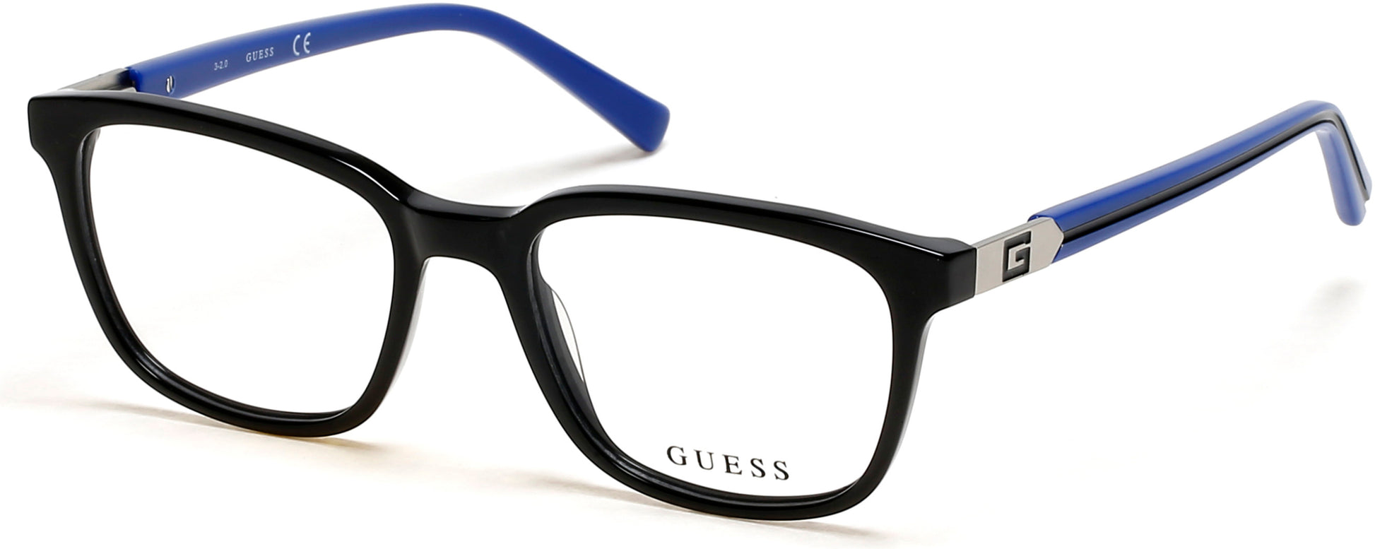Guess GU9207 Square Eyeglasses 001-001 - Shiny Black