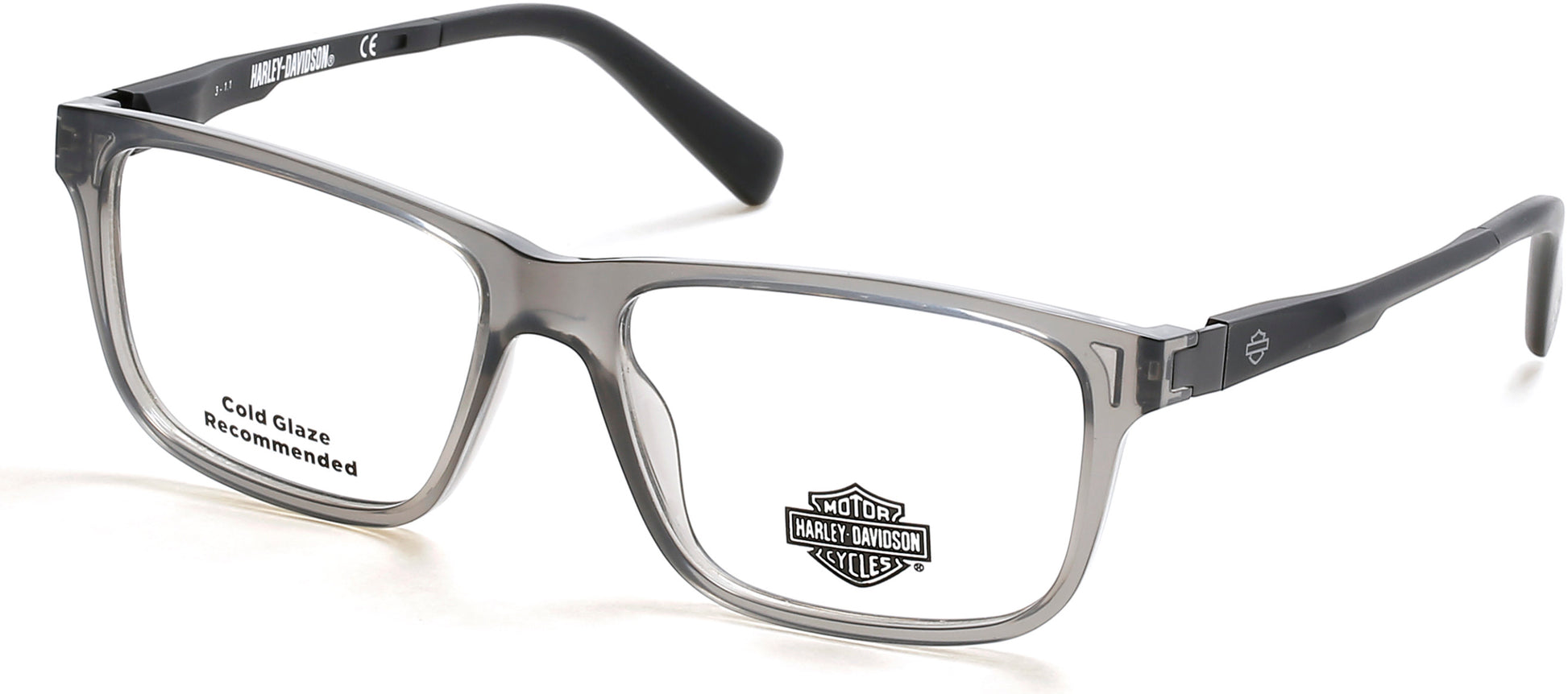 Harley-Davidson HD0145T Square Eyeglasses 020-020 - Grey