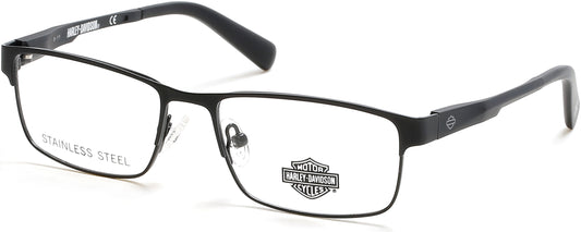 Harley-Davidson HD0146T Rectangular Eyeglasses 002-002 - Matte Black