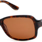 Harley-Davidson HD0300X Round Sunglasses 52E-52E - Dark Havana / Brown