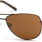 Harley-Davidson HD0304X Sunglasses 49E-49E - Matte Dark Brown / Brown